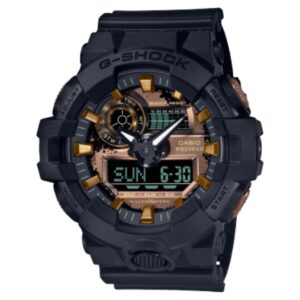G-Shock Men's Watch Analog & Digital Multi Dial Black Resin Strap GA-700RC-1ADR