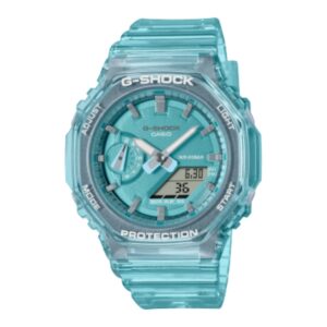 G-Shock Women's Watch Analog-Digital Tiffany Blue Dial & Resin Strap GMA-S2100SK-2ADR