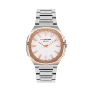 Lee Cooper Men's Watch Analog SIlver Dial Silver Metal Band LC07861.530