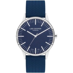 Lee Cooper Men's Watch Blue Dial Blue Silicone Strap LC07715.399