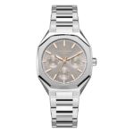 Lee Cooper Women's Watch Analog Beige Dial with Silver Stainless Steel Band LC08046.360
