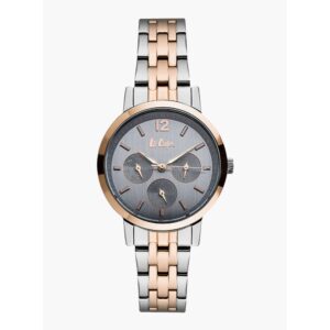 Lee Cooper Women's Watch Analog Grey Dial Silver Metal Band LC06956.590