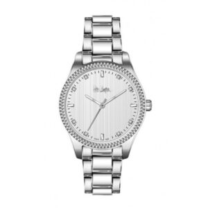 Lee Cooper Women's Watch Analog Silver Dial Silver Metal Band LC06947.330