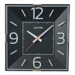 Rhythm, Printed Glass Silent Silky Move Wall Clock, CMG493NR02