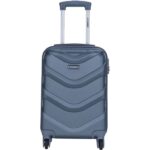 STARGOLD-SG-T80-Single-Hardside-Spinner-ABS-Trolley-Luggage-With-Number-Lock-Grey-20-Inches