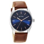 Titan-Mens-Watch-Blue-Dial-Brown-Leather-Strap-1866SL01