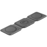 Uniq-3-In-1-Foldable-Magnetic-Wireless-Charger-Black