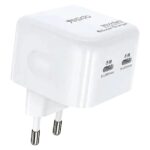 Yesido GaN Dual PD Charger White