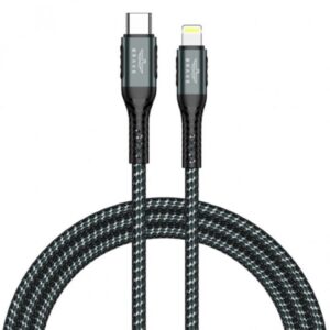 Brave USB-C to Lightning Cable (1.2m, Braided Black, BDC-37)