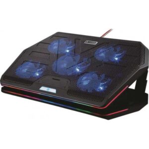 Porodo Gaming Multi-Fan Cooling Pad - Black | PDX110-BK