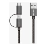Linkcomn KI820C Micro Usb Cable with USB Type-C Connector Black,1M