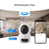Ezviz H7c Dual 2K⁺ & 2K⁺ Dual-Lens Pan & Tilt Wi-Fi Camera