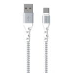 Energizer C520CKWH Cable USB-C Braided & Metal 2M White