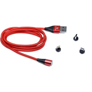 Bitcorez AM60 360' Rotation LED Magnetic Cable MCC-3IN1S
