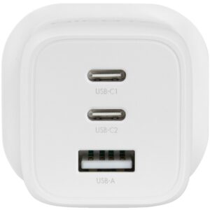 Dicota 3 Port Gan Wall Charger White D32055