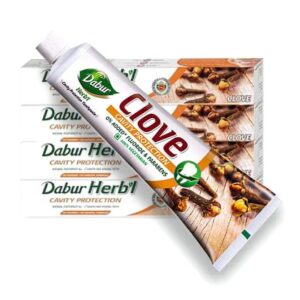 Dabur Hebal Toothpaste Cavity Protection Clove 4x100g