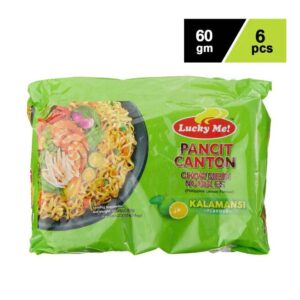 Lucky Me Cntn Kalamansi 6X60Gm