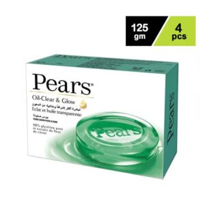 Pears Oil Clear Soap 4X125g