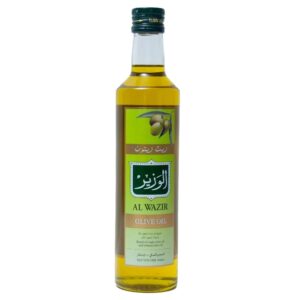 Al Wazir Extra Virgin Olive Oil Glass Bottle 500ml