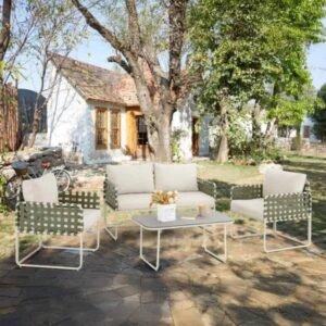 Bamboo-Sofa-Set-Green-Beige online bahrain