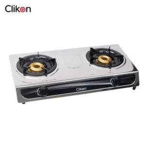 Clikon Stainless Steel 2 Burner Gas Stove (CK2144)