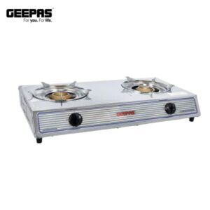 Geepas Stainless Steel Gas Cooker Double Burner (GK5605) online bahrain