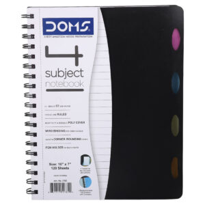 doms-4-subject-notebook