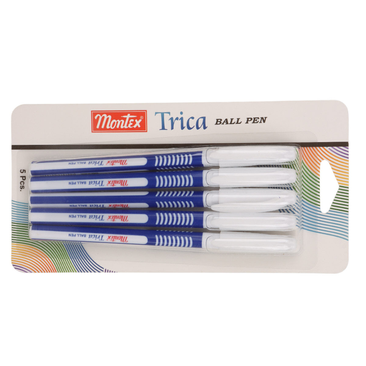 montex-trica-ball-pen-5-pieces