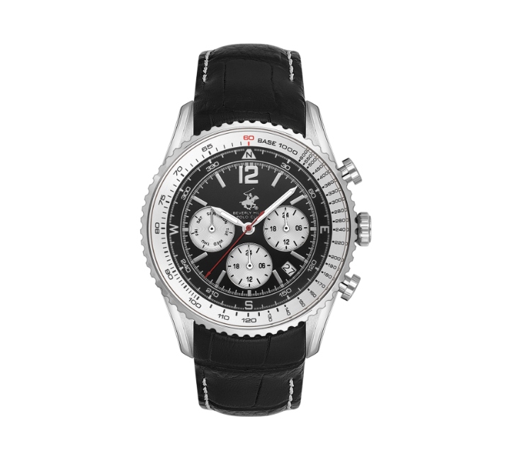Beverly-Hills-Polo-Club-Mens-Watch-Analog-Black-Dial-with-Black-Leather-Band-BP3723X351