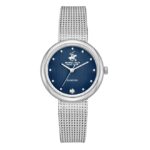 Beverly-Hills-Polo-Club-Womens-Watch-Analog-Blue-Dial-with-Silver-Mesh-Band-BP3760X390