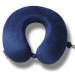 Carlton-Memory-Foam-Travel-Pillow-Blue-MFPILLOW