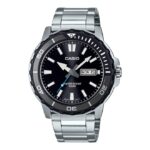 Casio-Mens-Watch-Analog-Black-Dial-with-Silver-Stainless-Steel-Band-MTD-125D-1A3VDF