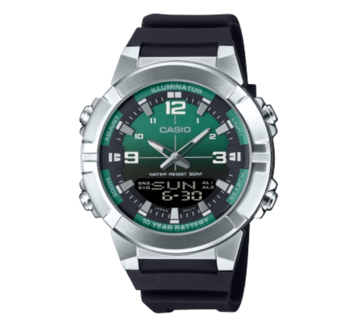Casio-Mens-Watch-Analog-Digital-Green-Gradient-Dial-with-Black-Resin-Band-AMW-870A-3AVDF