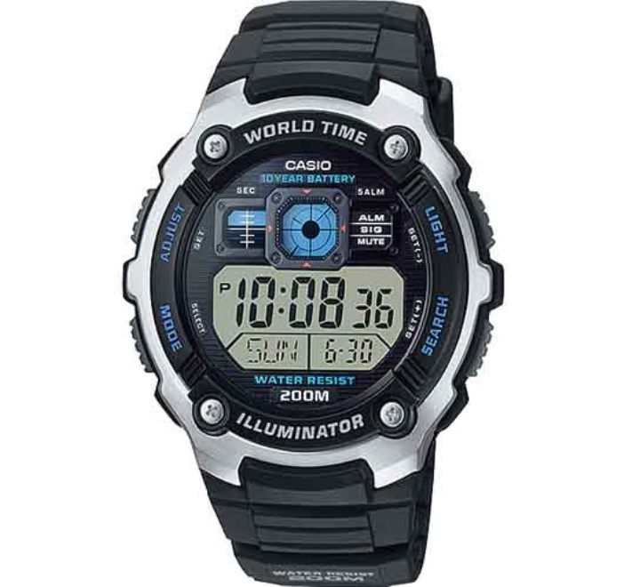 Casio-Mens-Watch-Digital-Black-Dial-Black-Resin-Strap-AE-2000W-1AVDF