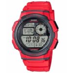 Casio-Mens-Watch-Sport-Collection-Digital-Black-Dial-Red-Silicone-Strap-AE-1000W-4AVDF