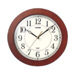Casio-Wall-Clock-Analog-White-Dial-IQ-126-5DF