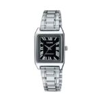 Casio-Womens-Watch-Analog-Black-Dial-Silver-Stainless-Band-LTP-V007D-1BUDF