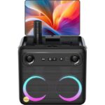 Ikarao-Karaoke-Machine-for-Adults-with-Lyrics-Display-64GB-Karaoke-Tablet-2-Wireless-Microphone-IK-BREAKX2