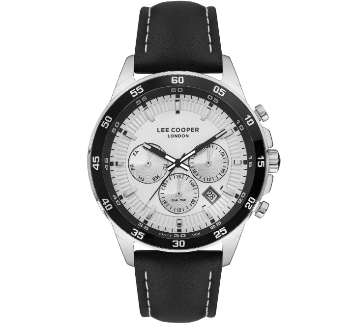 Lee-Cooper-Mens-Analog-Watch-White-Dial-Black-LeatherStrap-LC07372331