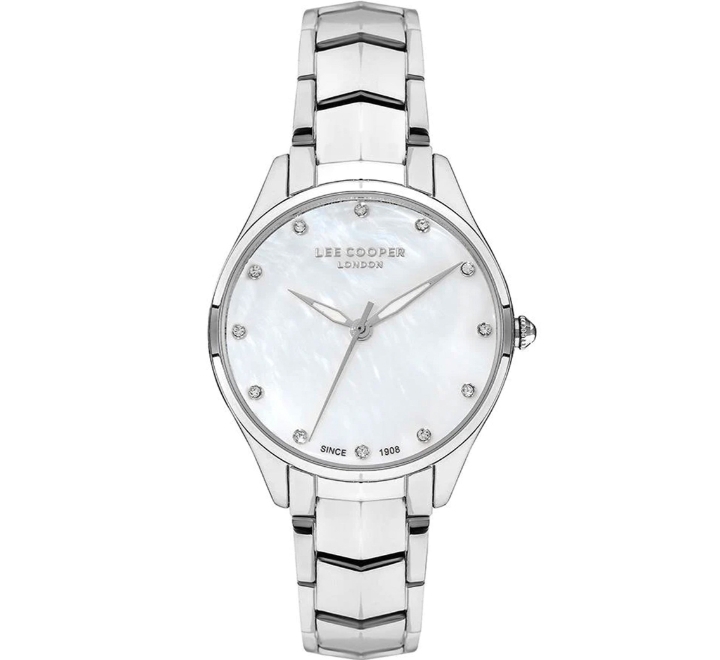 Lee-Cooper-Womens-Analog-Watch-White-Dial-Silver-Stainless-Steel-Strap-LC07393320