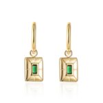 Lee-Cooper-Womens-Earings-GoldGreen-LCE01784170