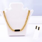 Lee-Cooper-Womens-Jewellery-Set-GoldBlack-LCS01815150