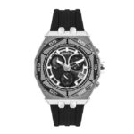 Quantum-Mens-Chronograph-Watch-Analog-Black-Dial-with-Black-Silicone-Band-HNG1066351