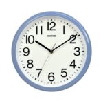 Rhythm-Wall-Clock-Analog-Clock-White-Dial-Blue-Case-CMG579NR04
