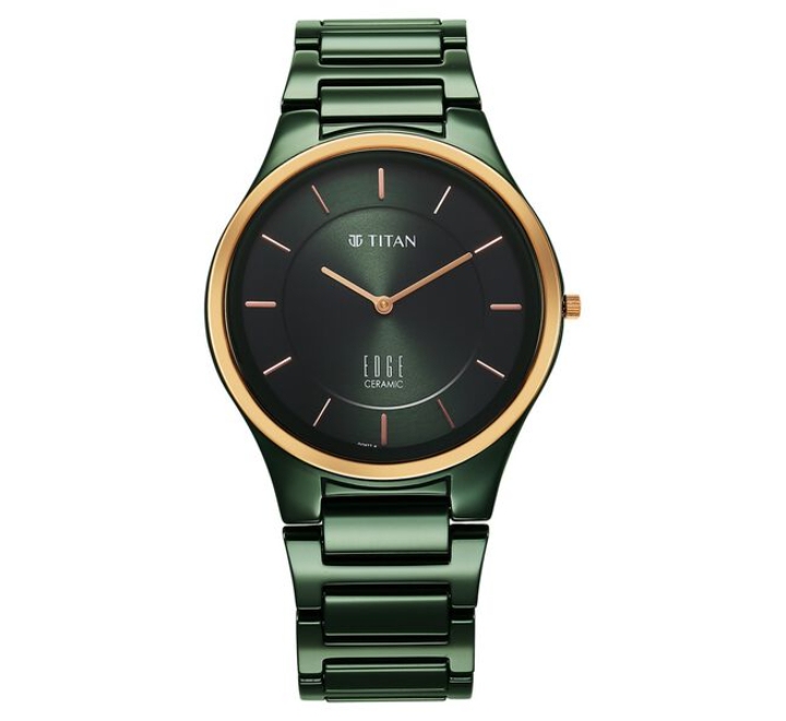 Titan-Edge-Ceramic-Mens-Watch-Analog-Green-Dial-with-Green-Ceramic-Band-1696KC10