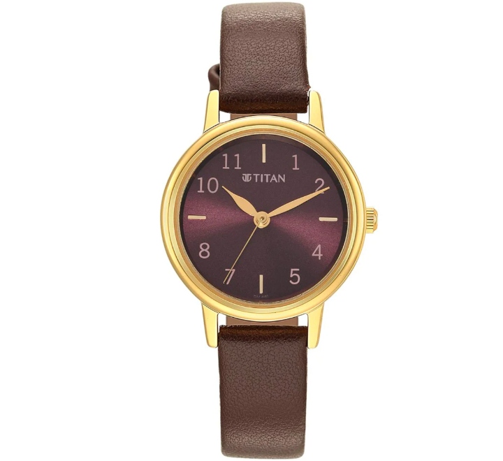 Titan-Womens-Watch-Brown-Dial-Brown-Leather-Strap-Watch-2678YL02