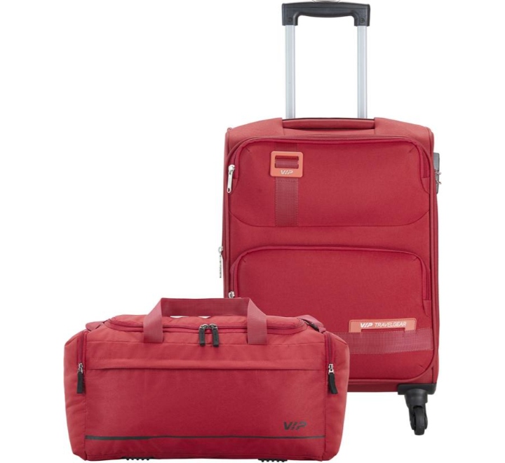 VIP-Domina-55cm-Soft-Trolley-Red-Free-52cm-Duffle-Bag-DOMINA55RDDF