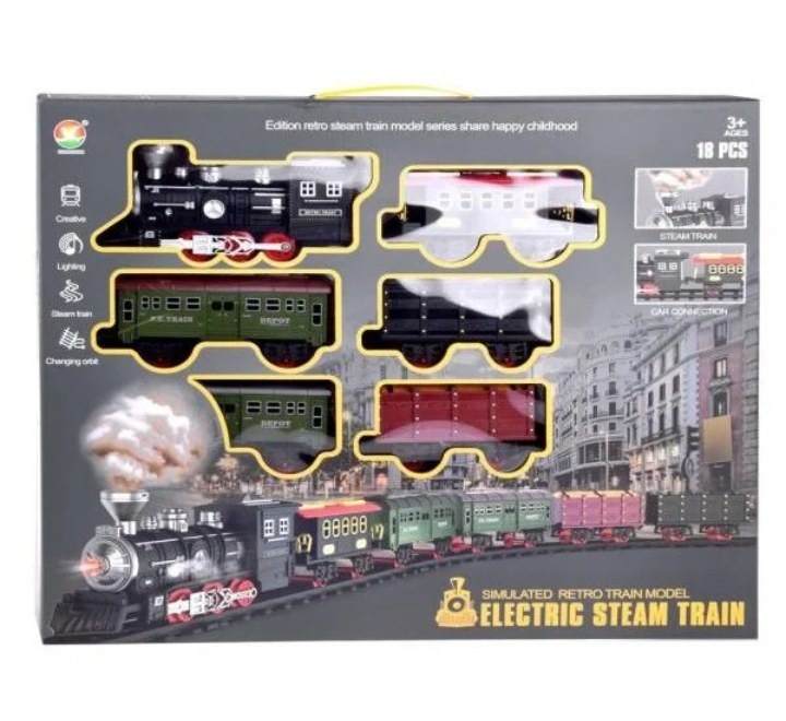 18-Piece-Electric-Steam-Train-Set-Realistic-and-Educational