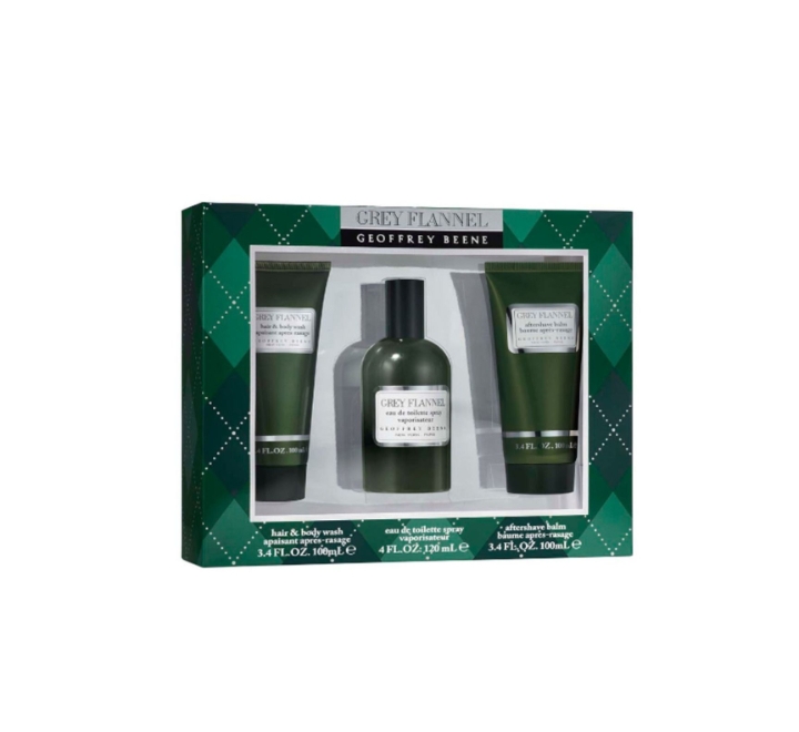 Geoffrey-Beene-Grey-Flannel-for-Men-Edt-120-Ml-3-Pcs-Gift-Set Geoffrey-Beene-Grey-Flannel-for-Men-Edt-120-Ml-3-Pcs-Gift-Set