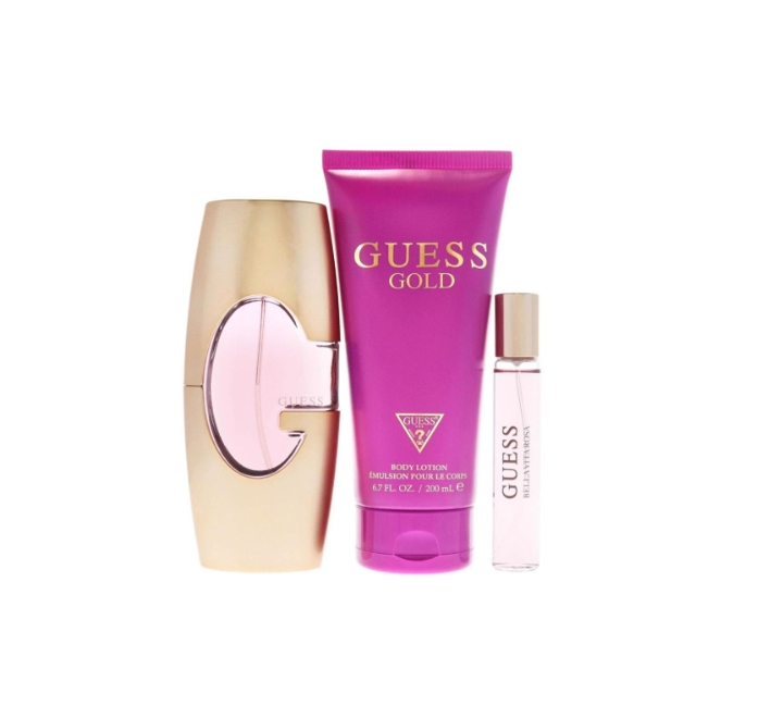Guess-Gold-For-Women-Edp-75-Ml-3-Pieces-Gift-Set
